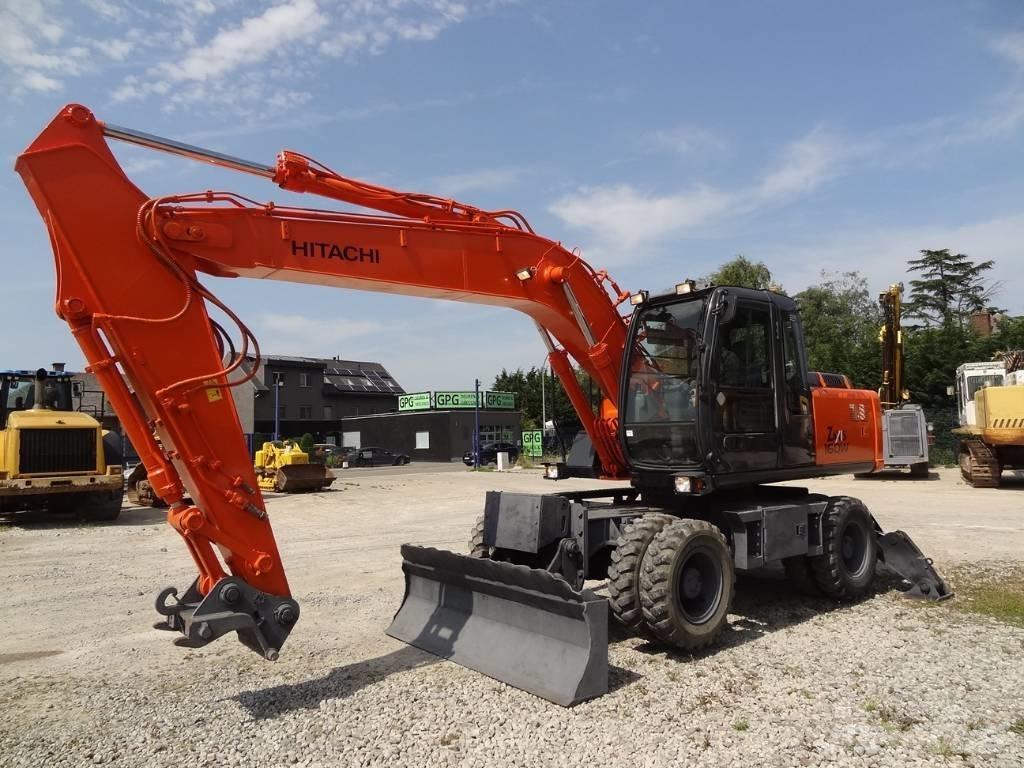 Hitachi ZX 160 W Lastik tekerli ekskavatörler