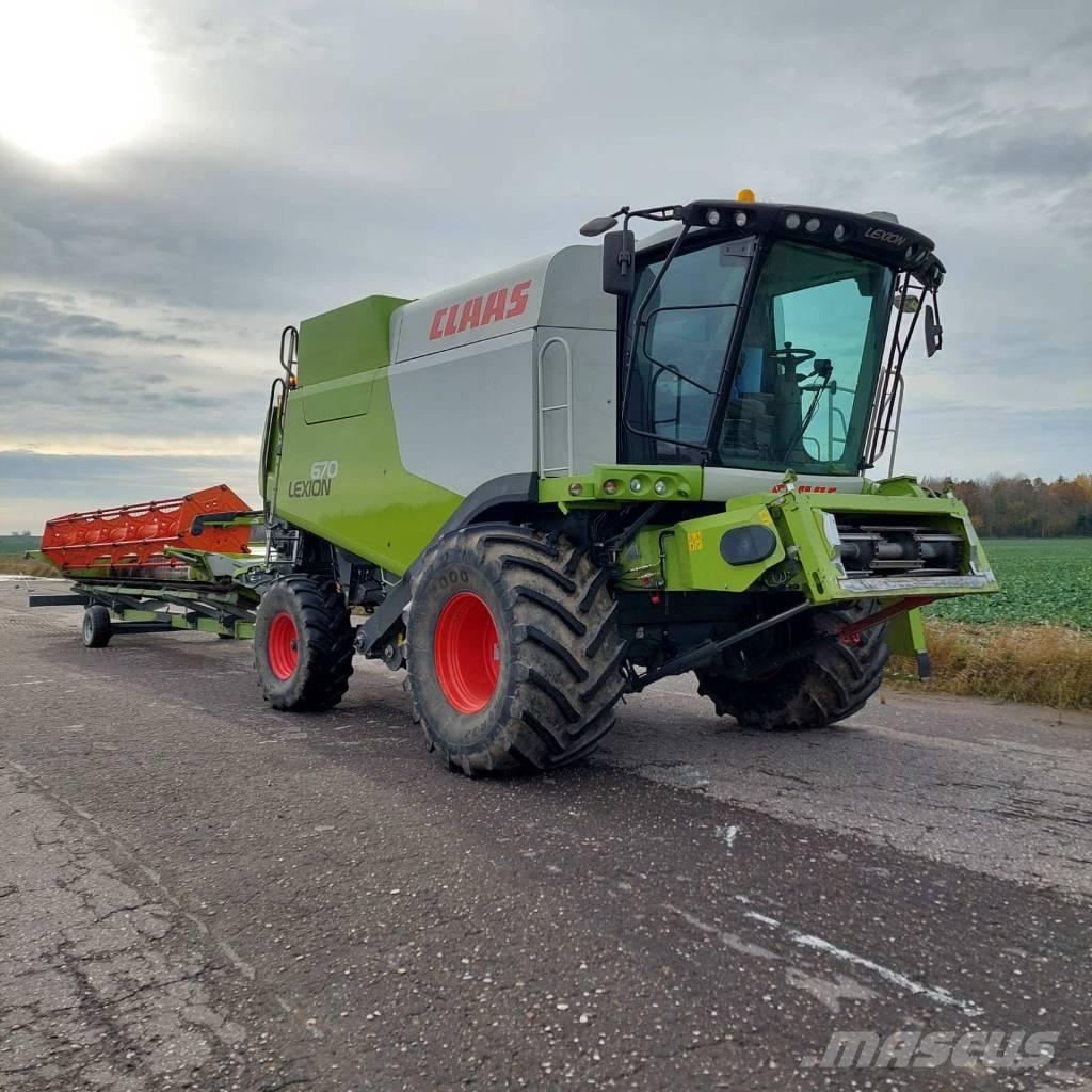 CLAAS Lexion 670 Biçerdöverler