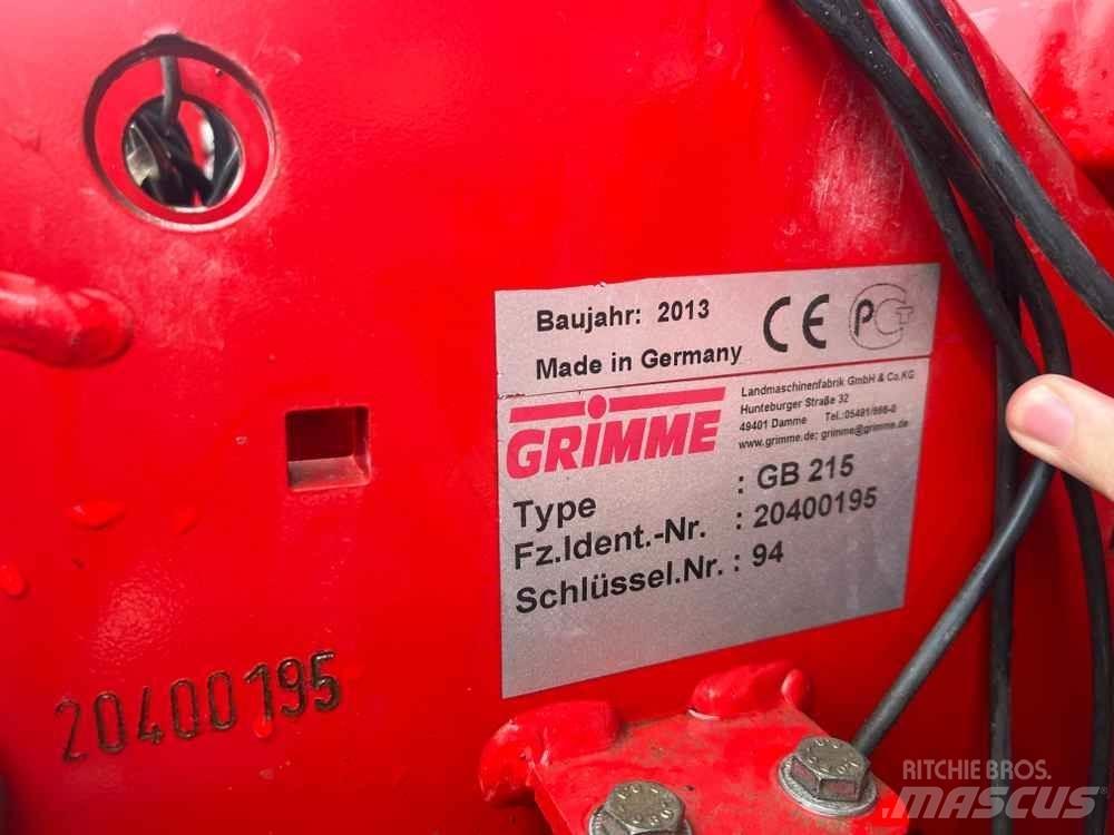 Grimme GB 215 Patates ekme makineleri