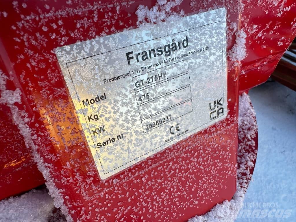 Fransgård GT 275 HY Kar küreme biçaklari