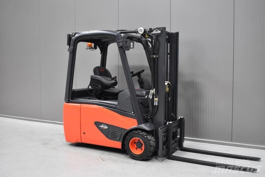 Linde E 18 - 02 Elektrikli forkliftler