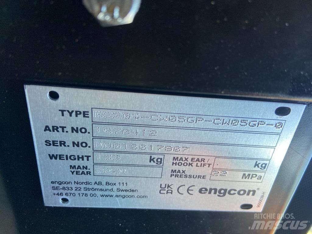 Engcon EC 204 Mini ekskavatörler, 7 tona dek