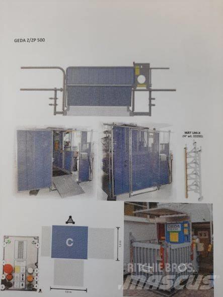 Geda 500 Z ZP Personel Platformları ve Cephe Asansörleri
