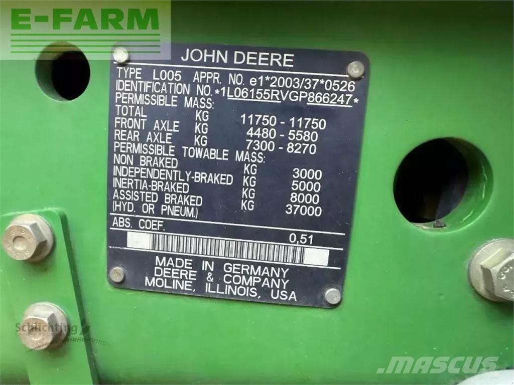 John Deere 6155r Traktörler