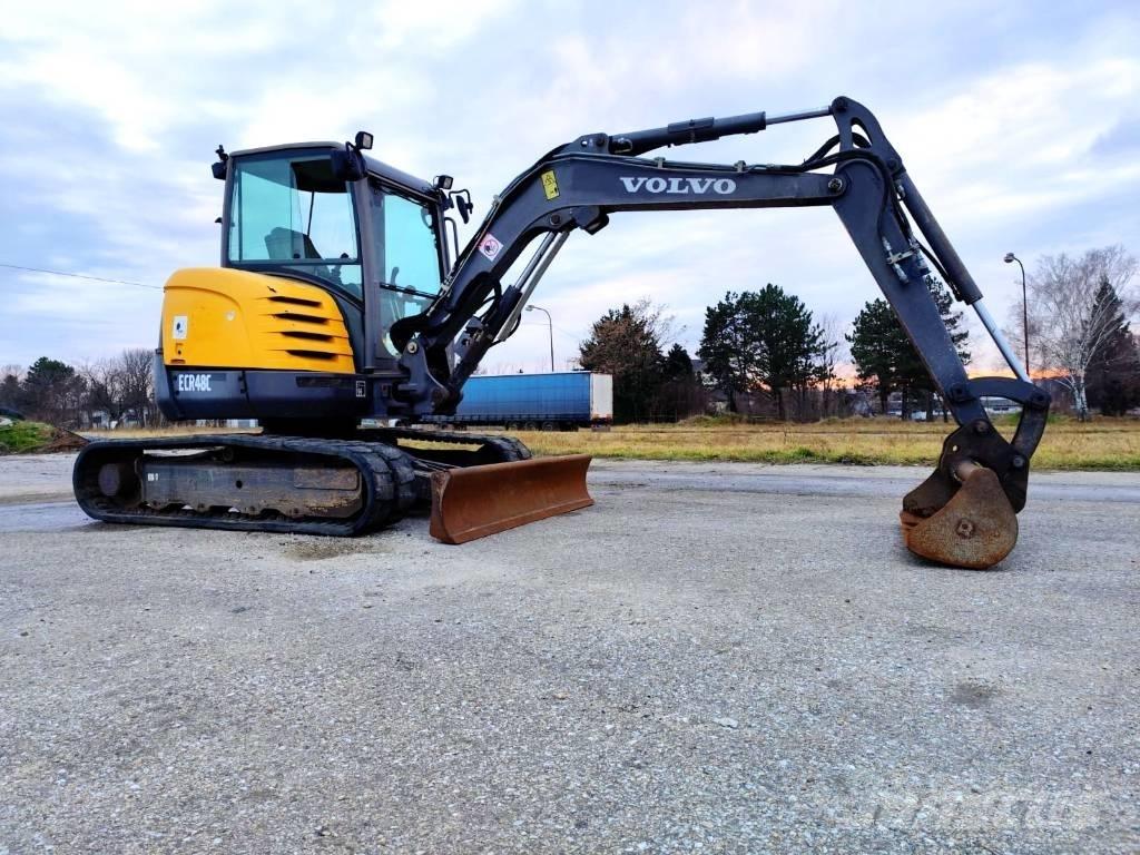 Volvo ECR 48 C Mini ekskavatörler, 7 tona dek