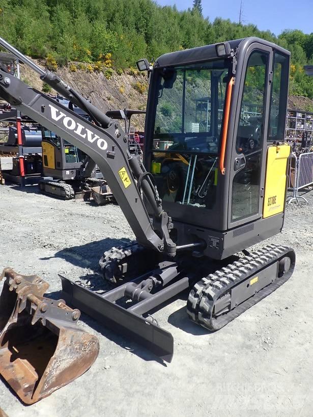 Volvo EC 18 E Mini ekskavatörler, 7 tona dek
