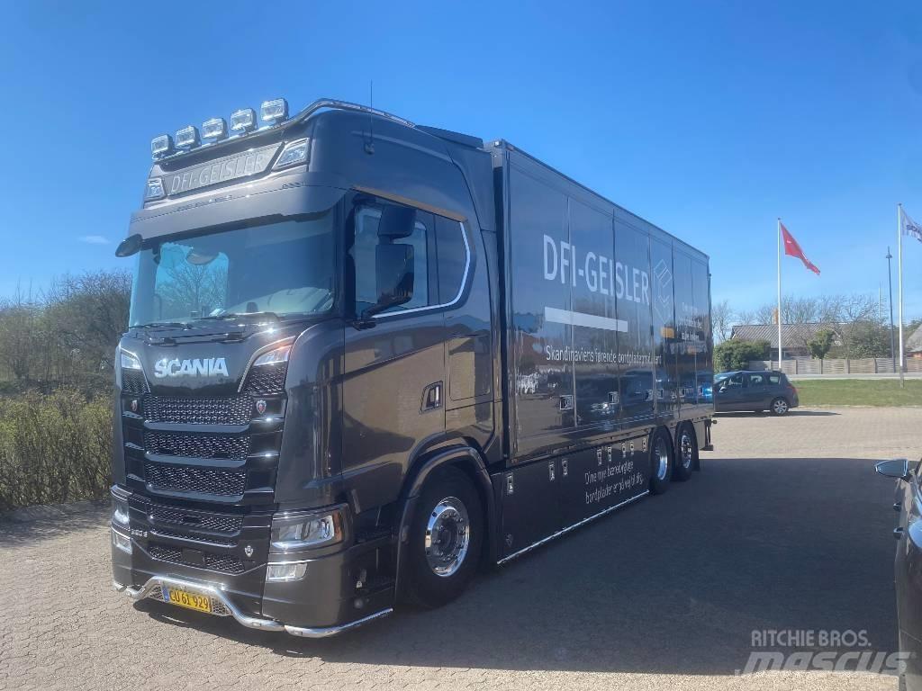 Scania S 520 Kapali kasa kamyonlar