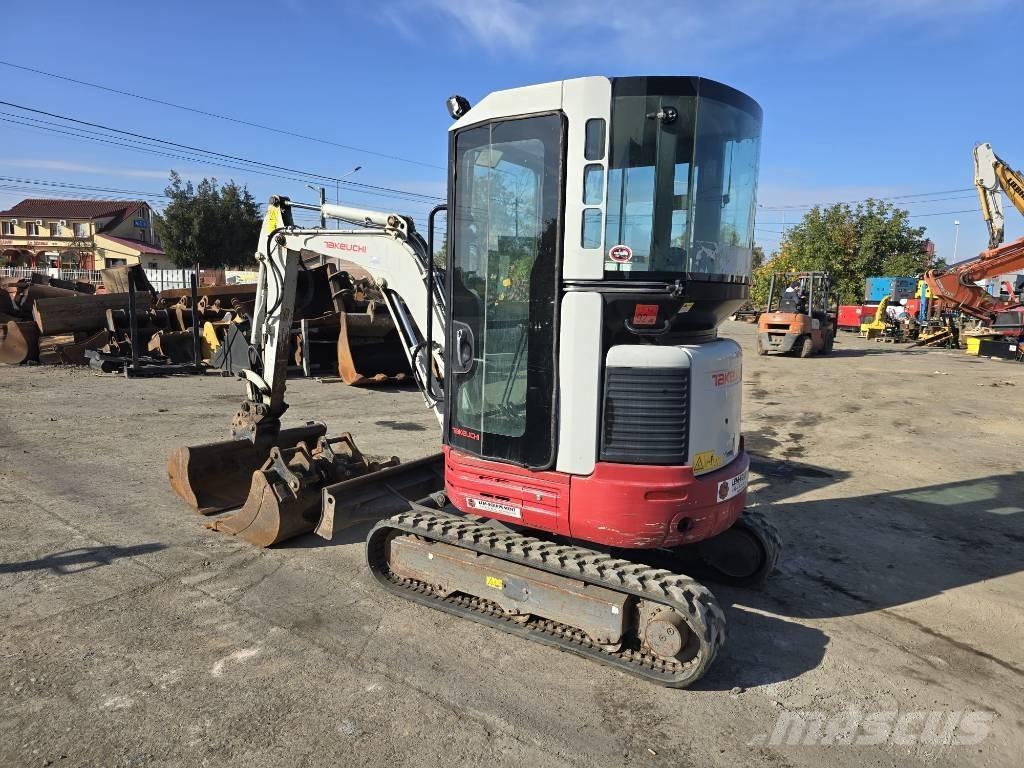 Takeuchi TB 23 R Mini ekskavatörler, 7 tona dek