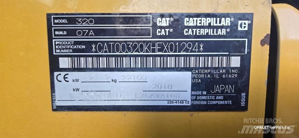 CAT 320 Paletli ekskavatörler