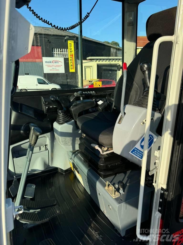 Takeuchi TB 260 Mini ekskavatörler, 7 tona dek