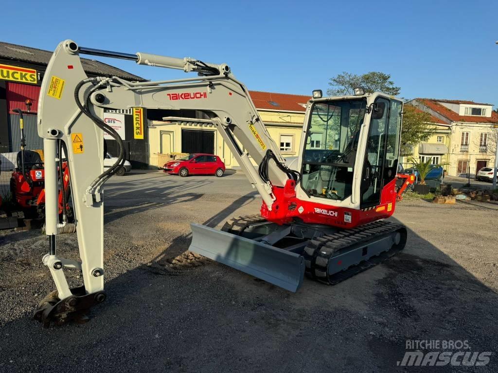 Takeuchi TB 260 Mini ekskavatörler, 7 tona dek