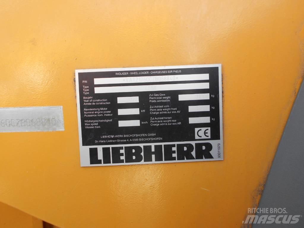 Liebherr L 580 Tekerlekli yükleyiciler