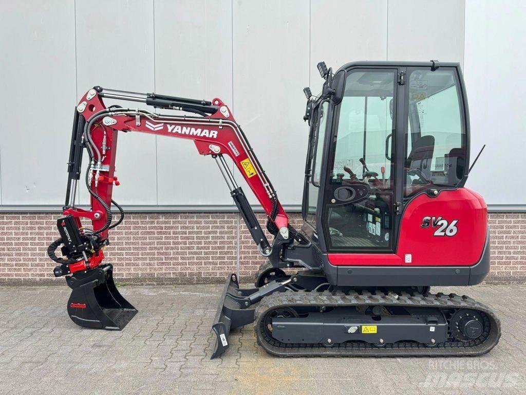Yanmar SV26 Mini ekskavatörler, 7 tona dek