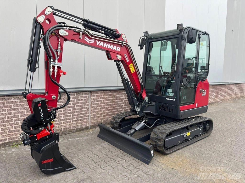 Yanmar SV26 Mini ekskavatörler, 7 tona dek