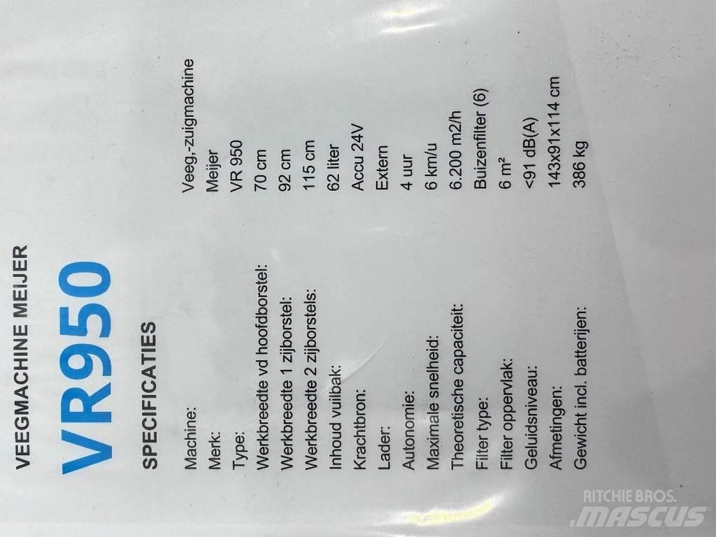 Meijer VR950 Cadde süpürücüler