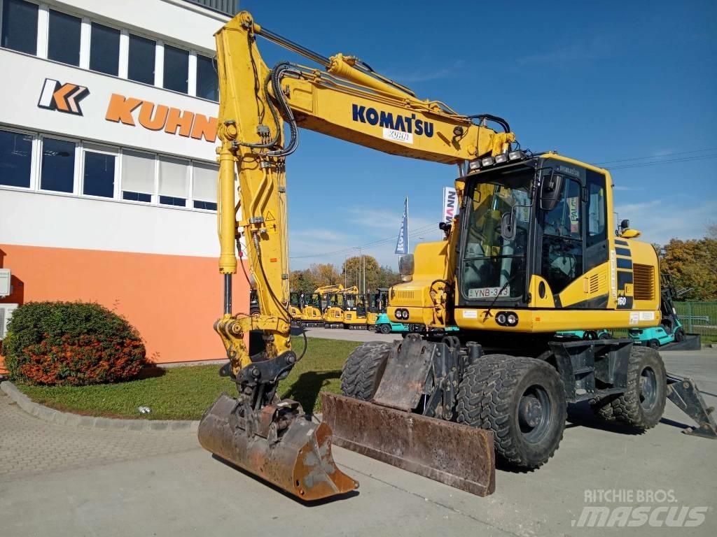 Komatsu PW 160-11 Lastik tekerli ekskavatörler