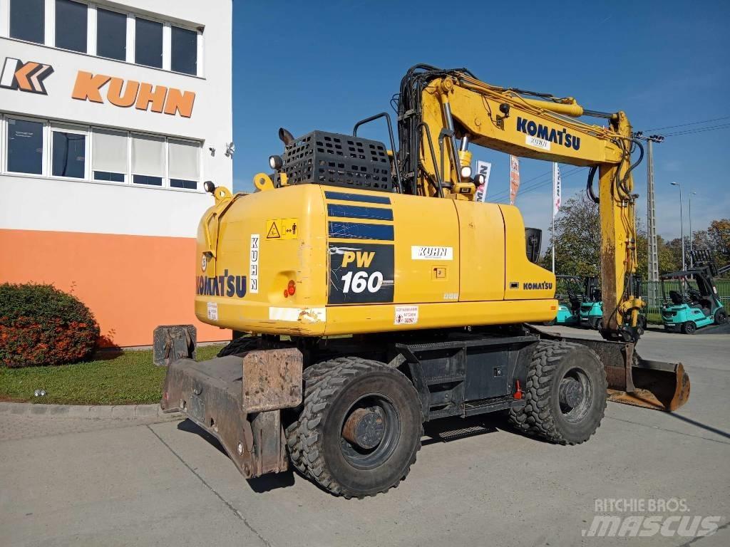 Komatsu PW 160-11 Lastik tekerli ekskavatörler