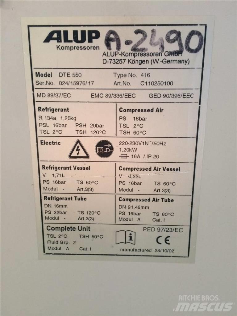 Alup DTE550 Basınçlı hava kurutucuları