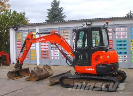 Kubota U 48-4 Mini ekskavatörler, 7 tona dek