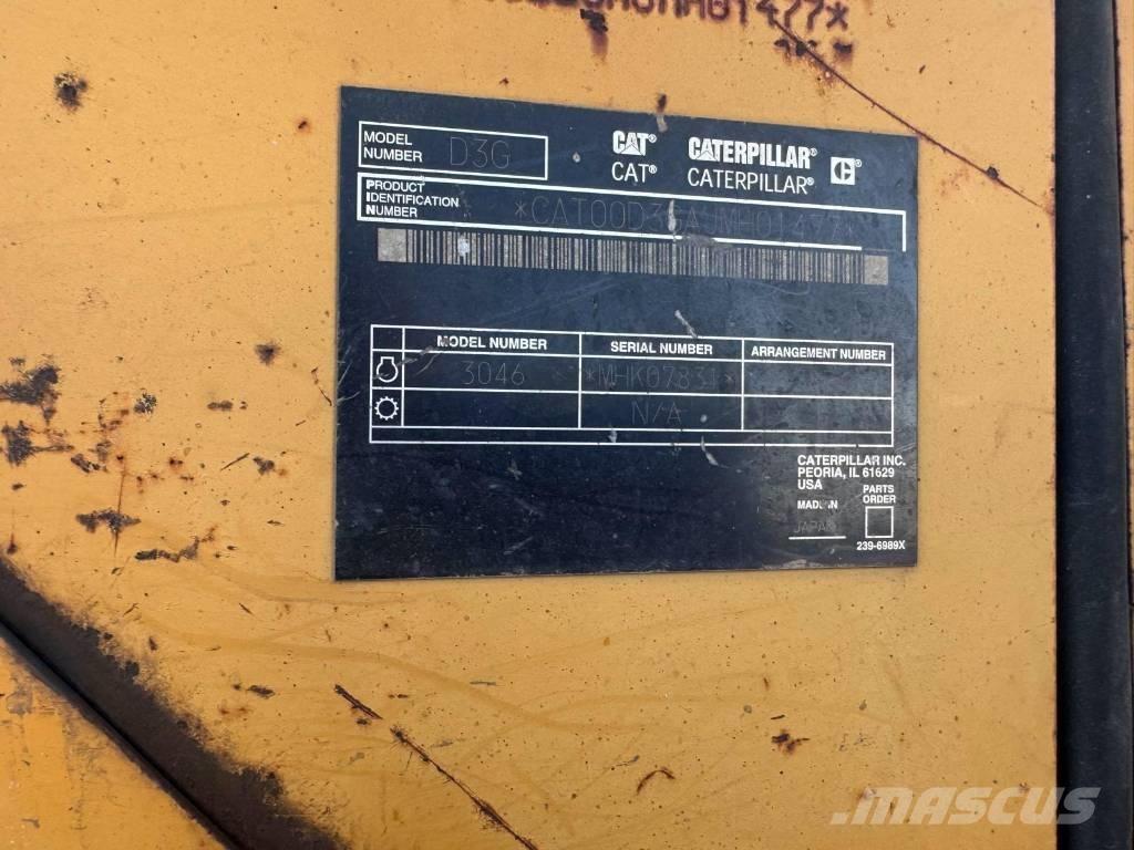 CAT D 3 G Paletli dozerler