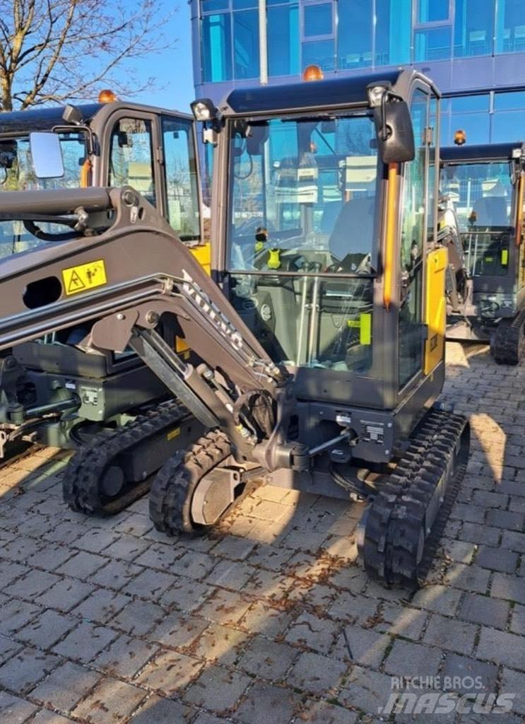 Volvo EC 20 E Mini ekskavatörler, 7 tona dek