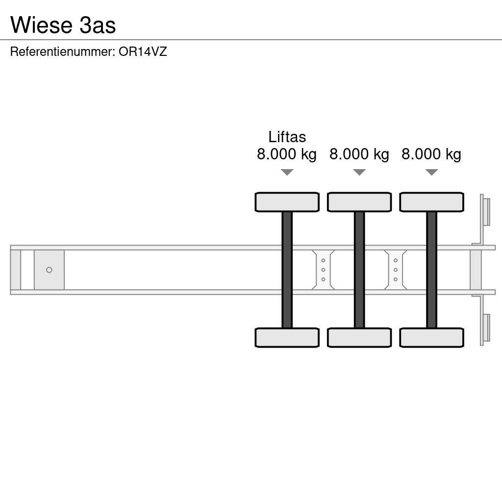 Wiese 3as Flatbed çekiciler