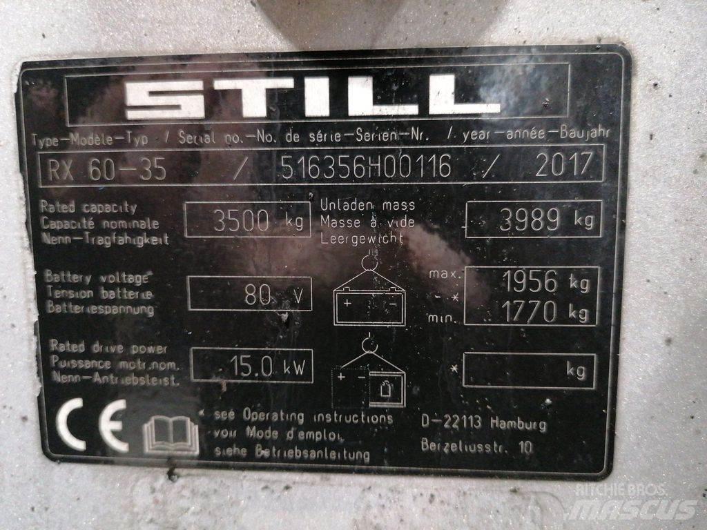 Still RX60-35 Elektrikli forkliftler