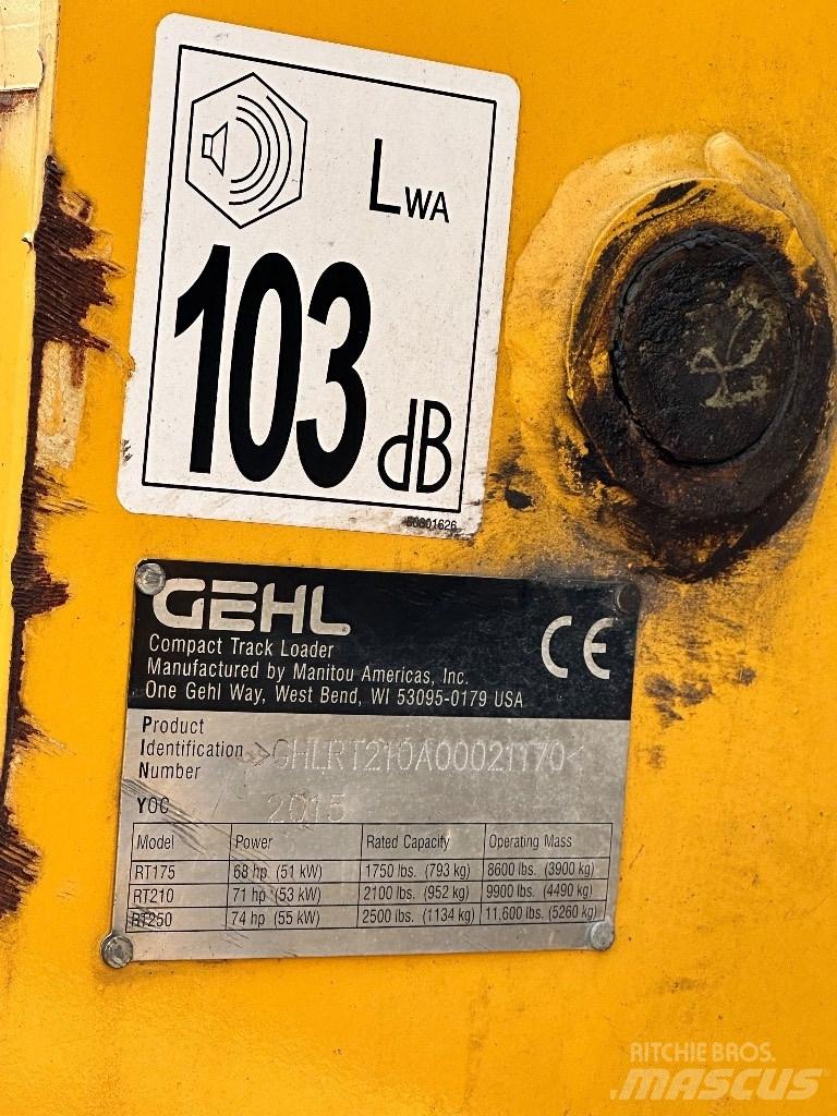 Gehl RT 210 Skid steer loderler