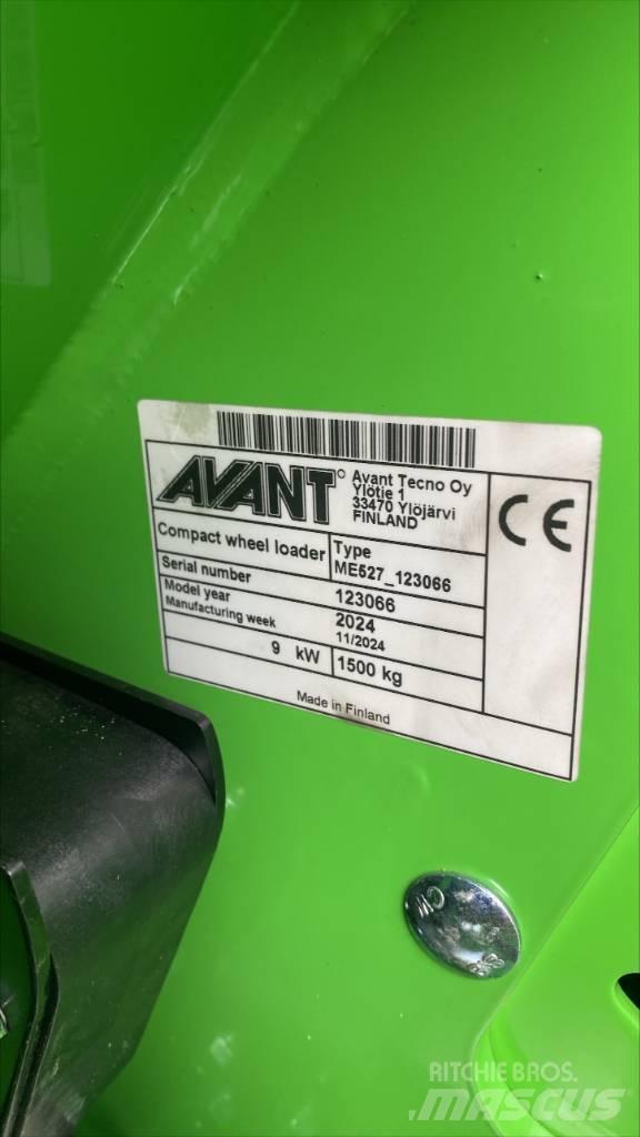 Avant E527 Mini yükleyiciler