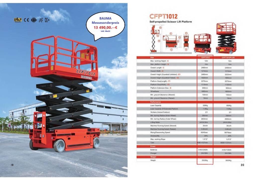 CFMG CFPT1218RTE Makasli platformlar