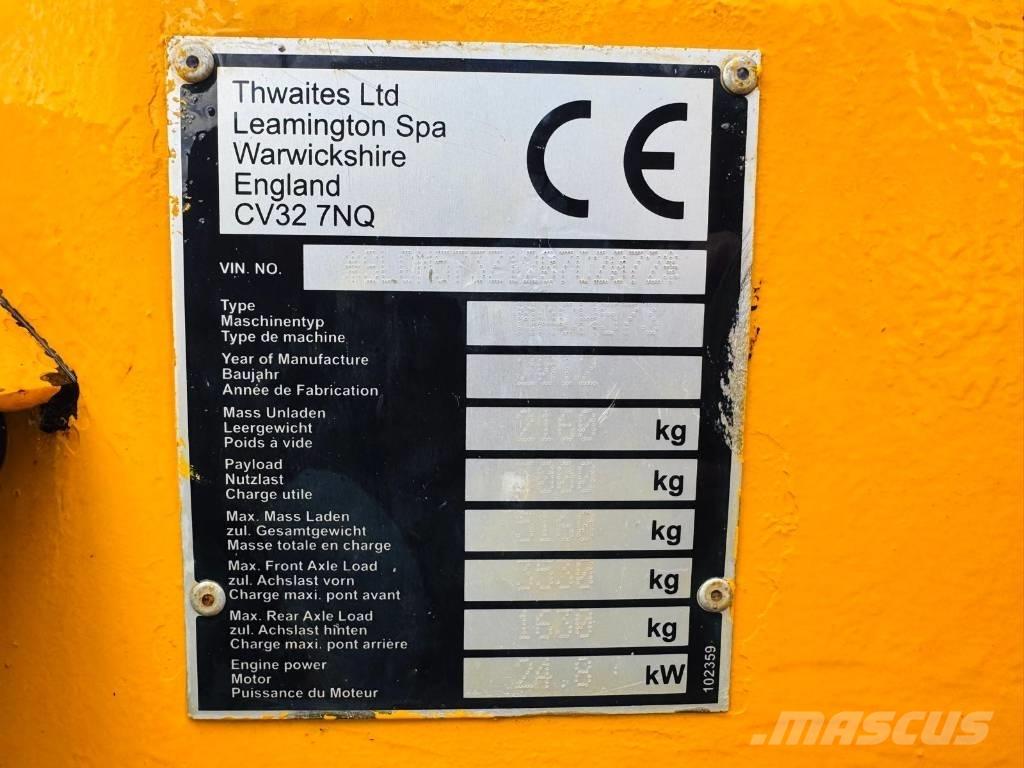 Thwaites MACH 573 Belden kirma kamyonlar