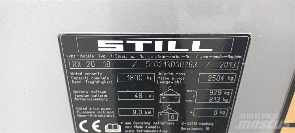 Still RX20-18 Elektrikli forkliftler