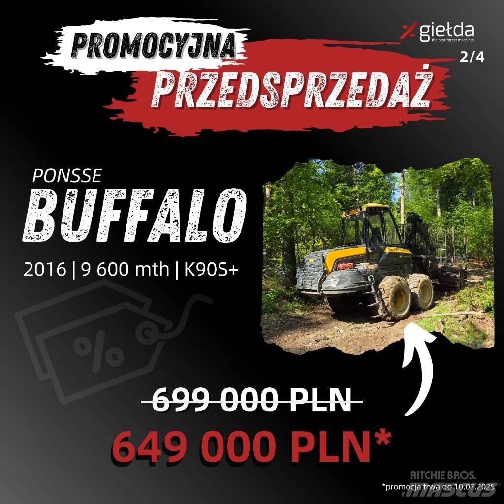 Ponsse Buffalo Tomruk yükleyici traktörler