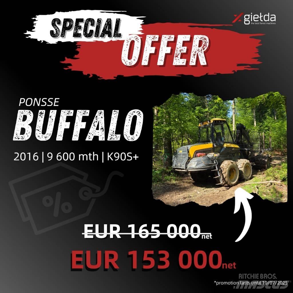 Ponsse Buffalo Tomruk yükleyici traktörler