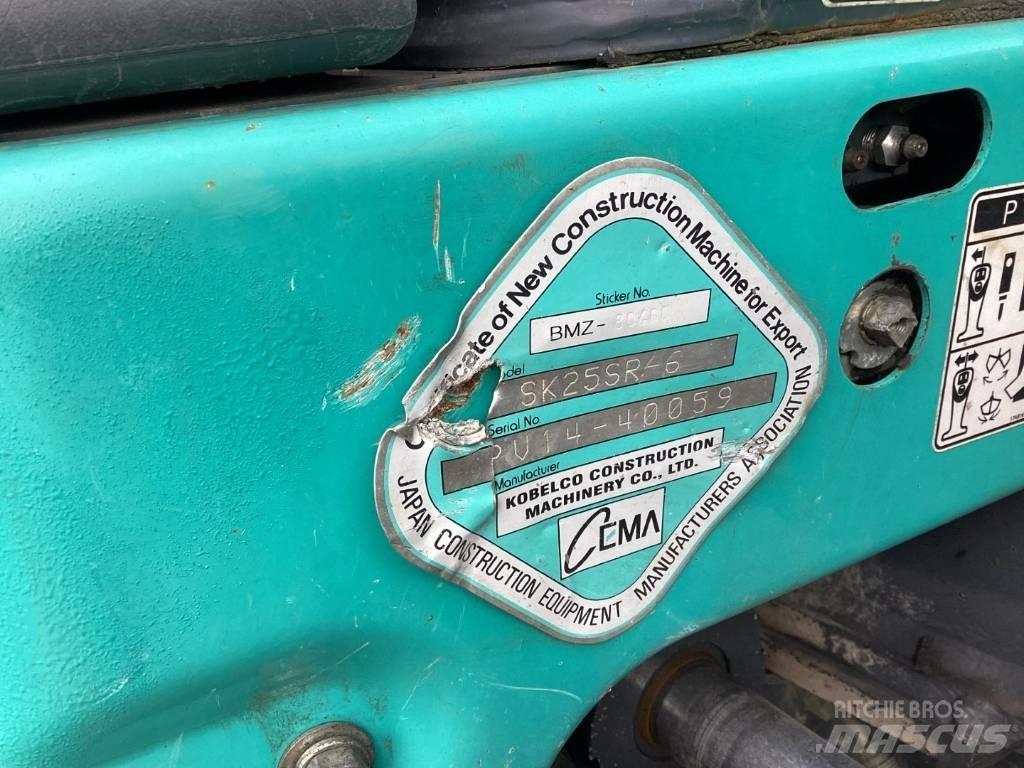 Kobelco SK25SR-6 Mini ekskavatörler, 7 tona dek