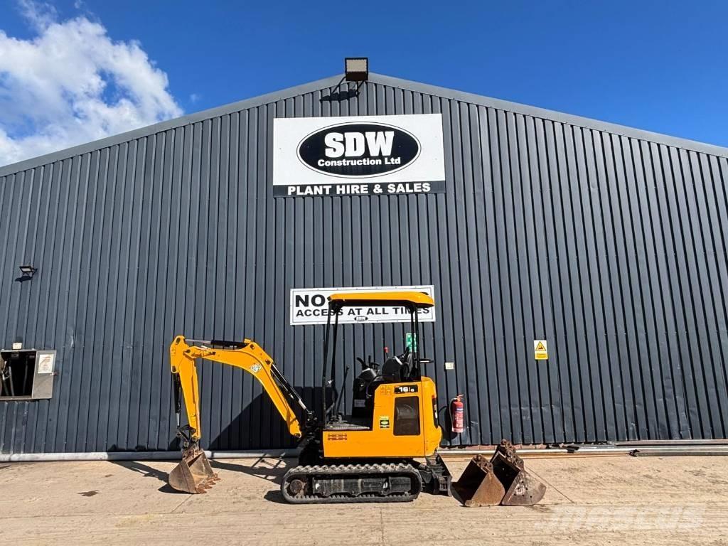 JCB 16 C Mini ekskavatörler, 7 tona dek