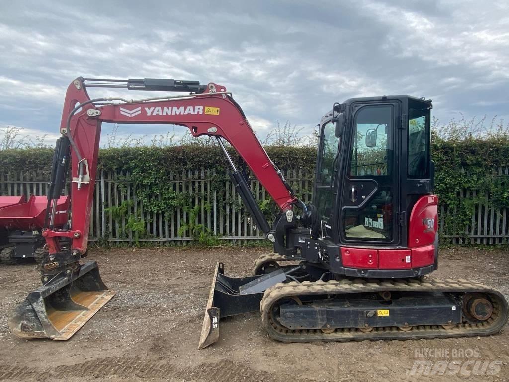 Yanmar Vio 50-6B Mini ekskavatörler, 7 tona dek