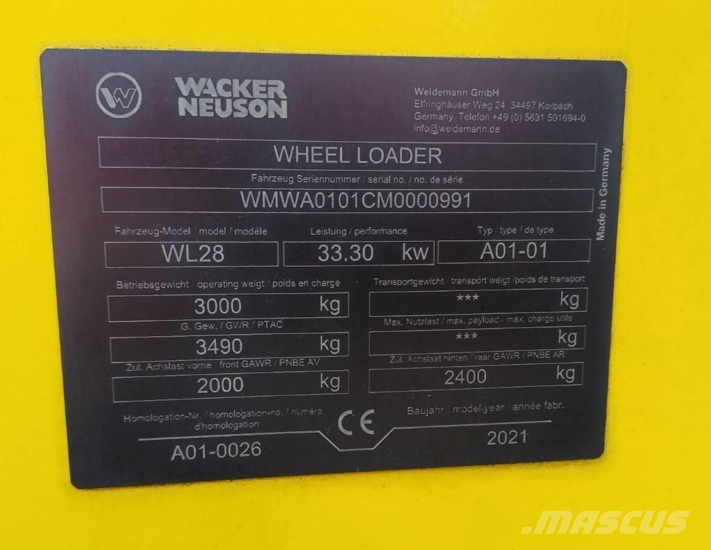Wacker Neuson WL 28 Tekerlekli yükleyiciler