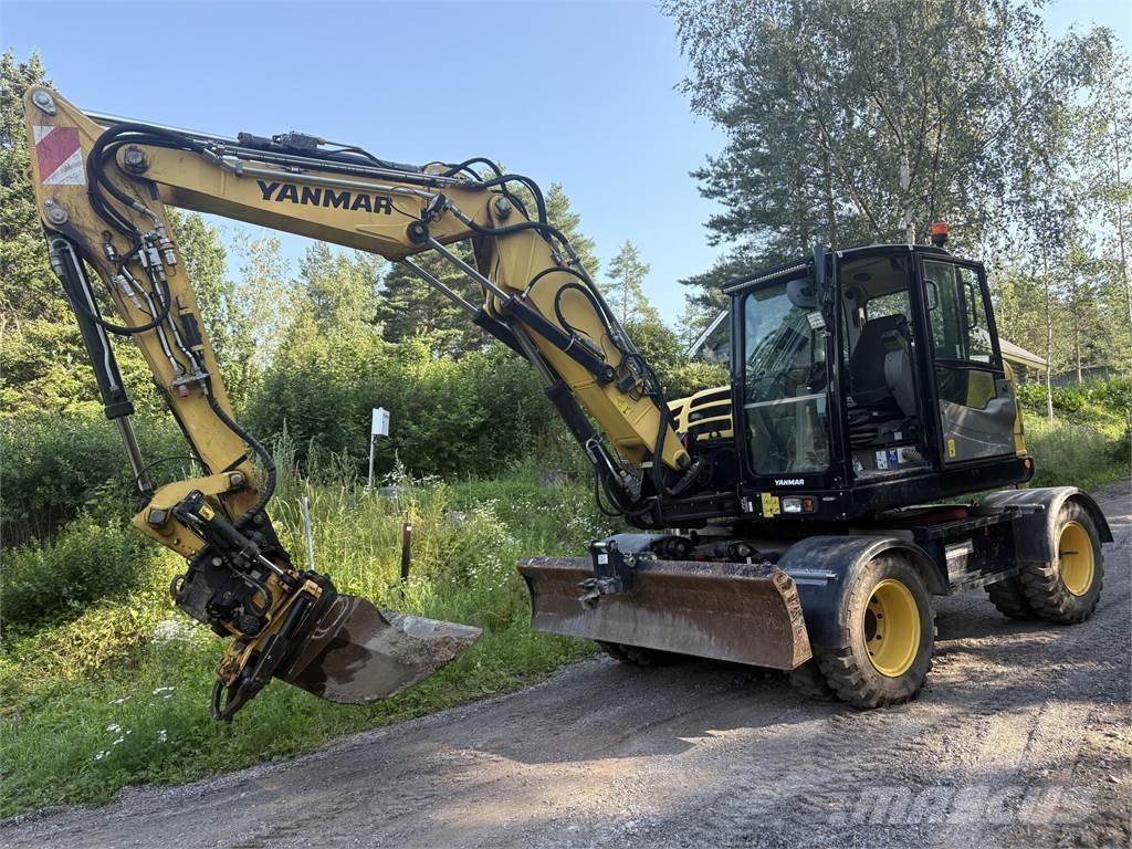Yanmar B110W Lastik tekerli ekskavatörler