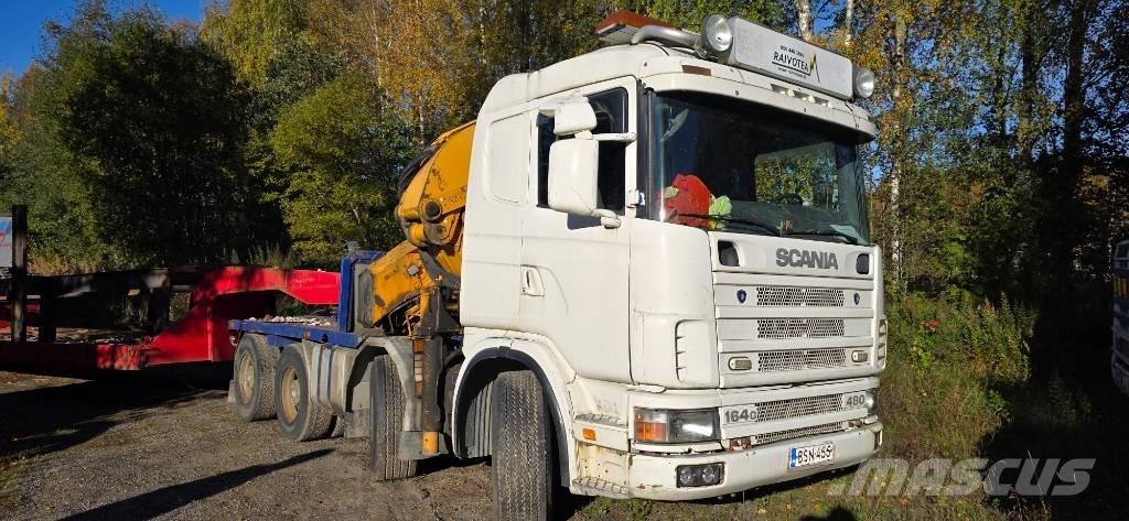 Scania R 144 G Araç üzeri vinçler