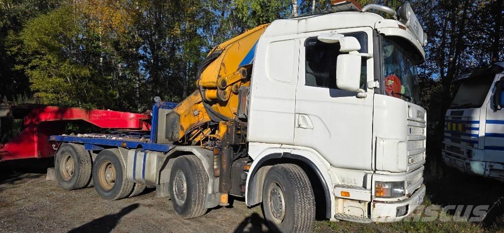Scania R 144 G Araç üzeri vinçler