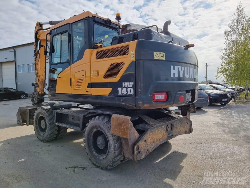 Hyundai HW 140 Lastik tekerli ekskavatörler