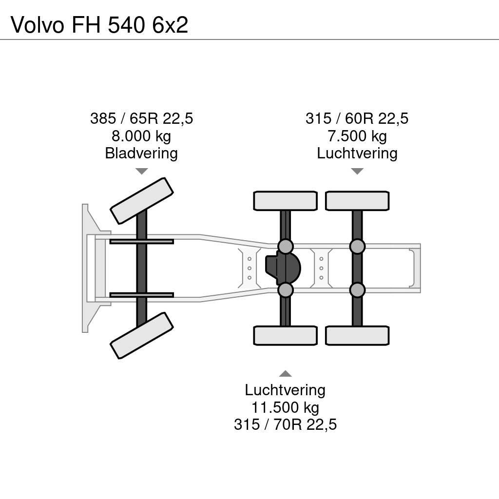 Volvo FH 540 6x2 Çekiciler