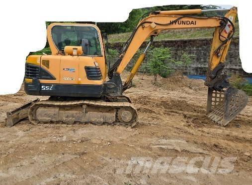 Hyundai Robex 55 Mini ekskavatörler, 7 tona dek