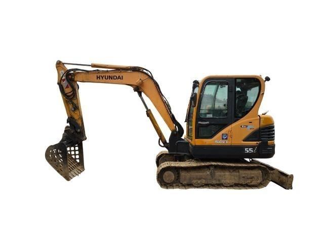 Hyundai Robex 55 Mini ekskavatörler, 7 tona dek