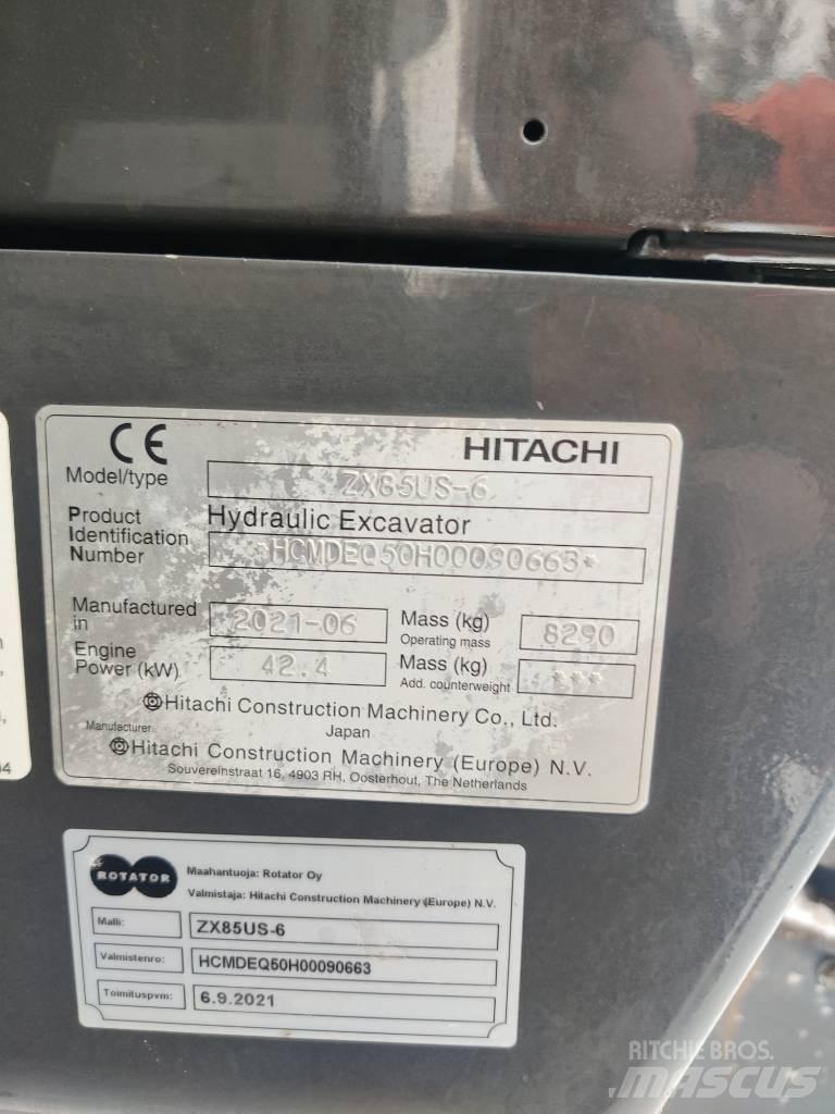 Hitachi ZX85US-6 Midi ekskavatörler 7 - 12 t