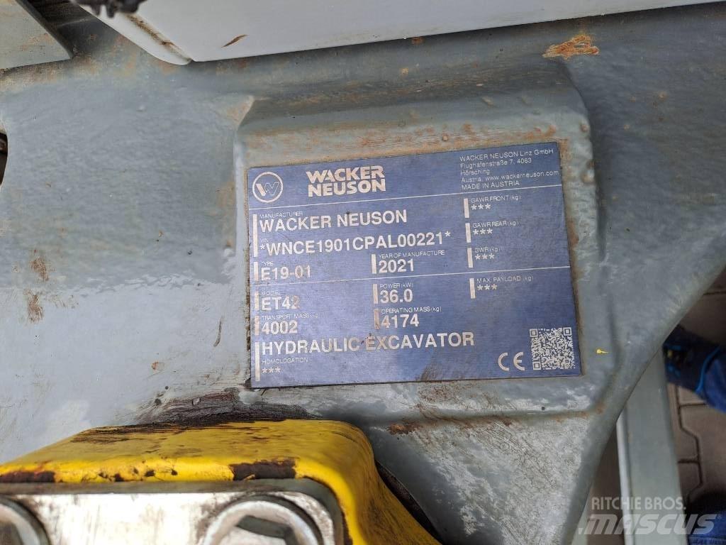 Wacker Neuson ET42 Paletli ekskavatörler