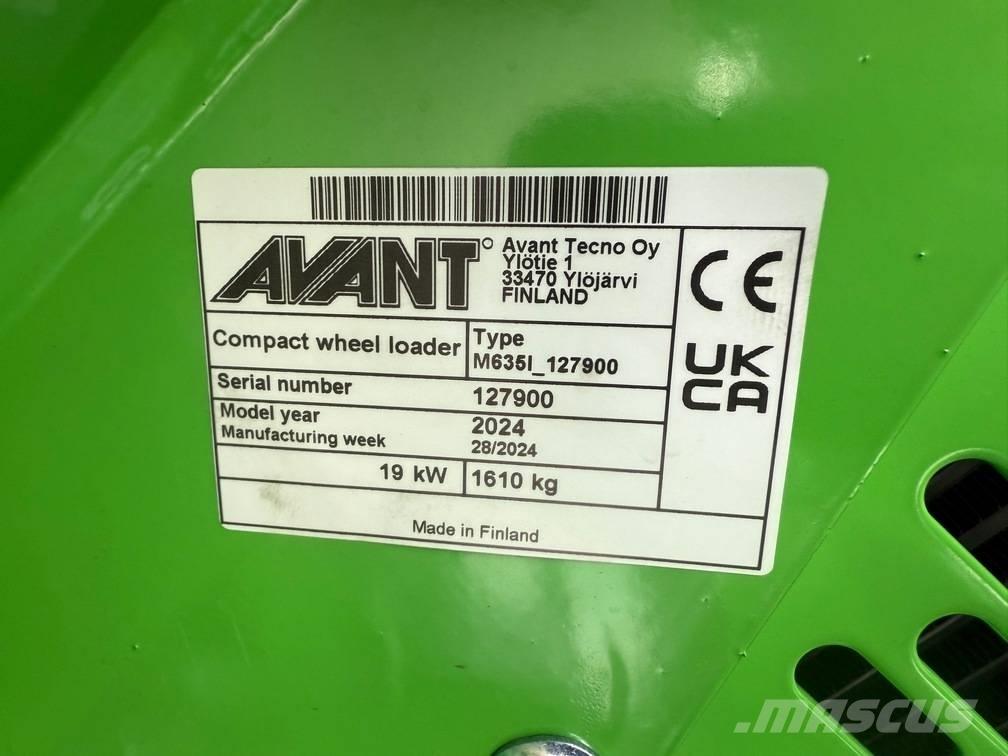 Avant 635 Çok amaçlı yükleyiciler