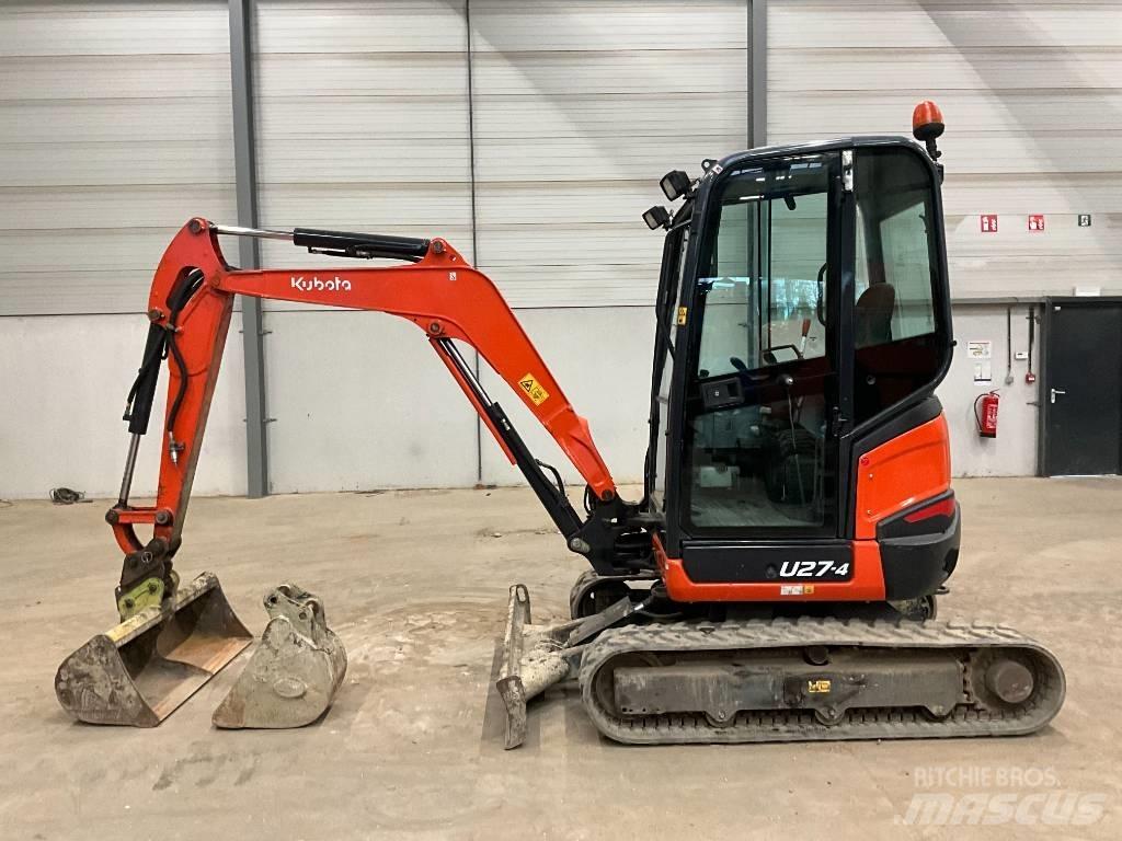 Kubota U 27-4 Mini ekskavatörler, 7 tona dek