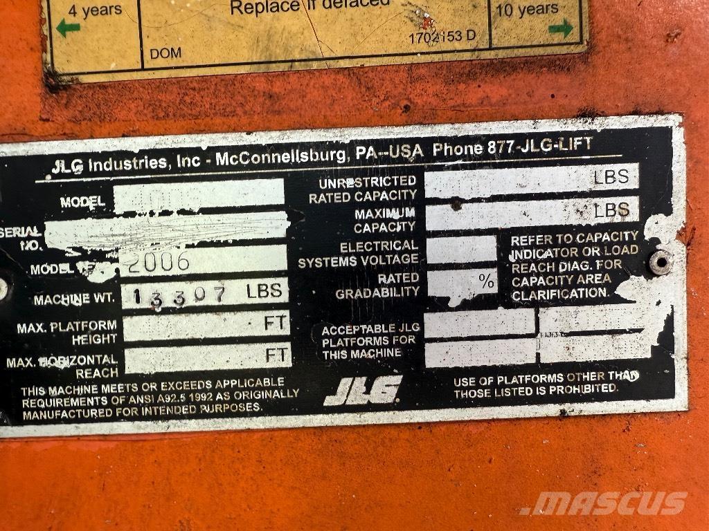 JLG 400 S Teleskopik personel platformları